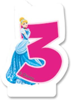 Disney Prinsesser fødselsdagslys, 3 år