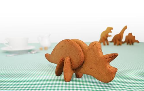 Triceratops Dinosaur Cookie Cutters 3D kageudstikkersæt