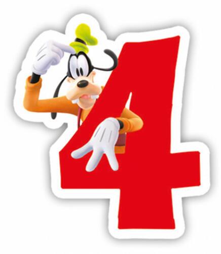 Mickey Mouse 4 års kagelys