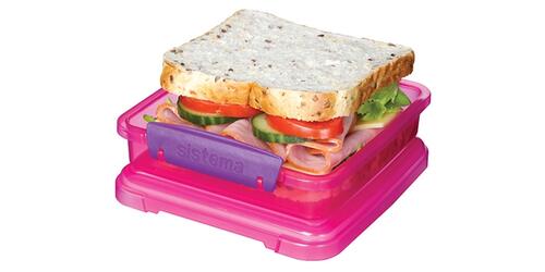 Sandwich boxe pink
