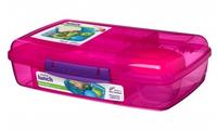 Sistema Bento Box 1,76 l, helfarve pink m. lilla