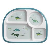 Sophie Allport opdelt tallerken med dinosaurer
