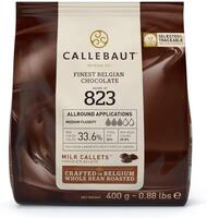 Callebaut belgisk lys chokolade 33,6%, 400 gram