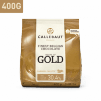 Gold chokolade fra Callebaut 30,4 %, 400 g.